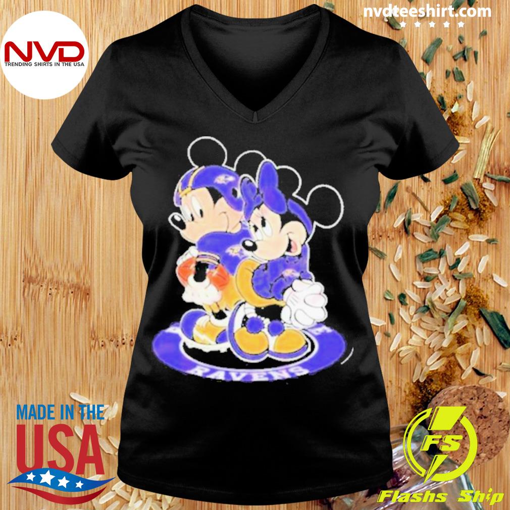 Baltimore Ravens NFL Mickey Mouse player cartoon 2023 shirt