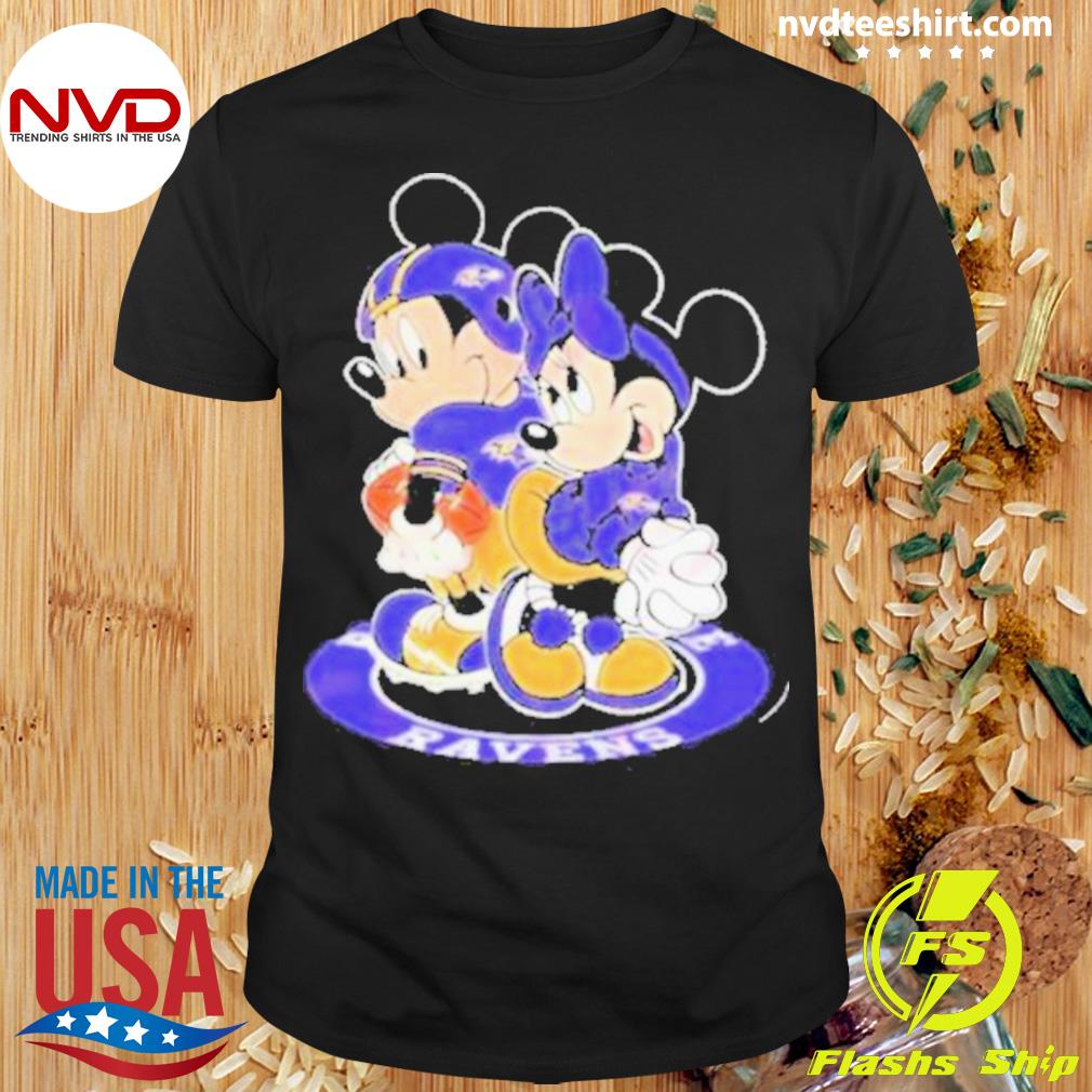 NFL 2023 Miami Dolphins Mickey Mouse And Minnie Mouse Shirt