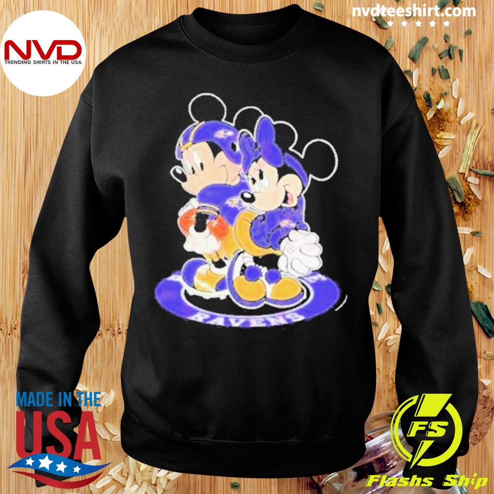 Baltimore Ravens NFL Mickey Mouse player cartoon 2023 shirt