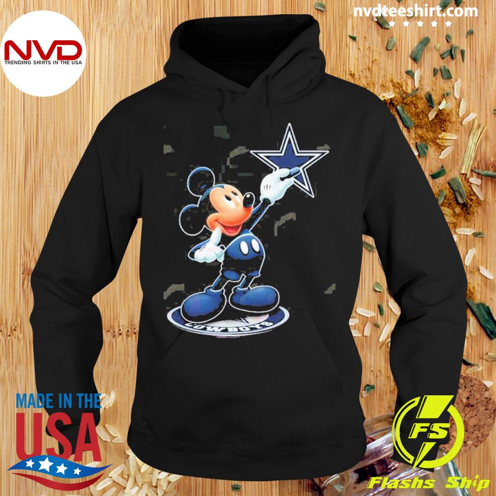 NFL Dallas Cowboys Mickey Mouse blue white Shirt, Hoodie - LIMITED