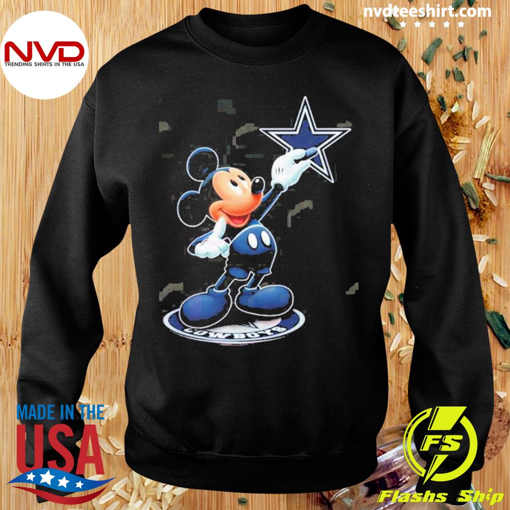 Dallas Cowboys Mickey T-Shirt, Dallas America's Team T-Shirt - Ink In Action