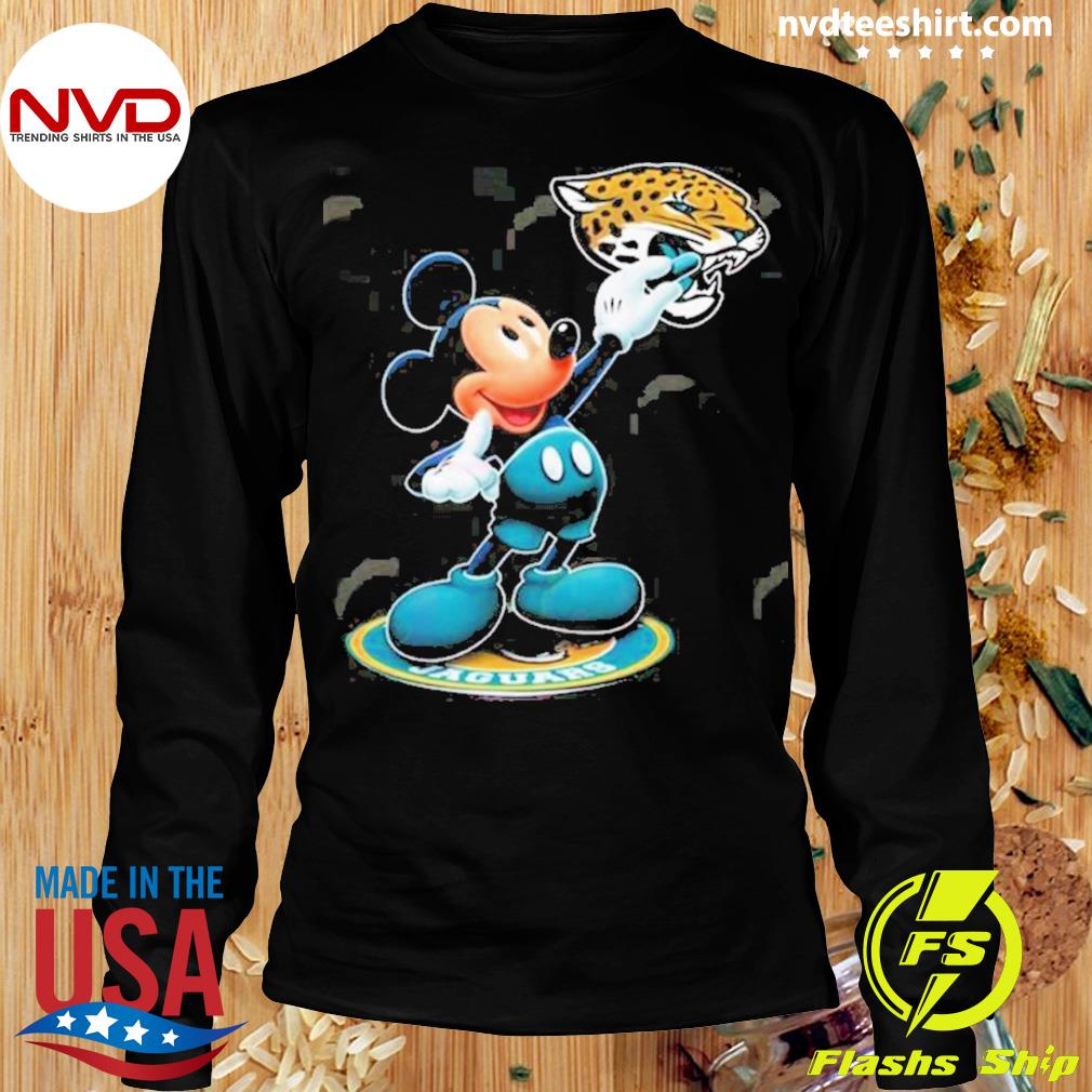 Jacksonville Jaguars Slogan Who Dey Mickey Mouse Shirt - High