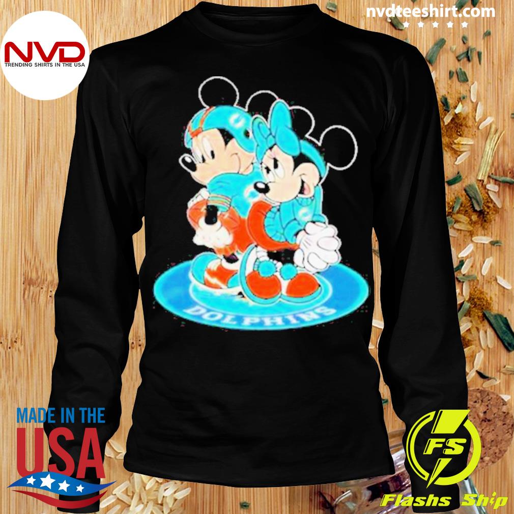 Official Mickey Mouse Nfl miami dolphins logo 2023 shirt, hoodie, sweater,  long sleeve and tank top