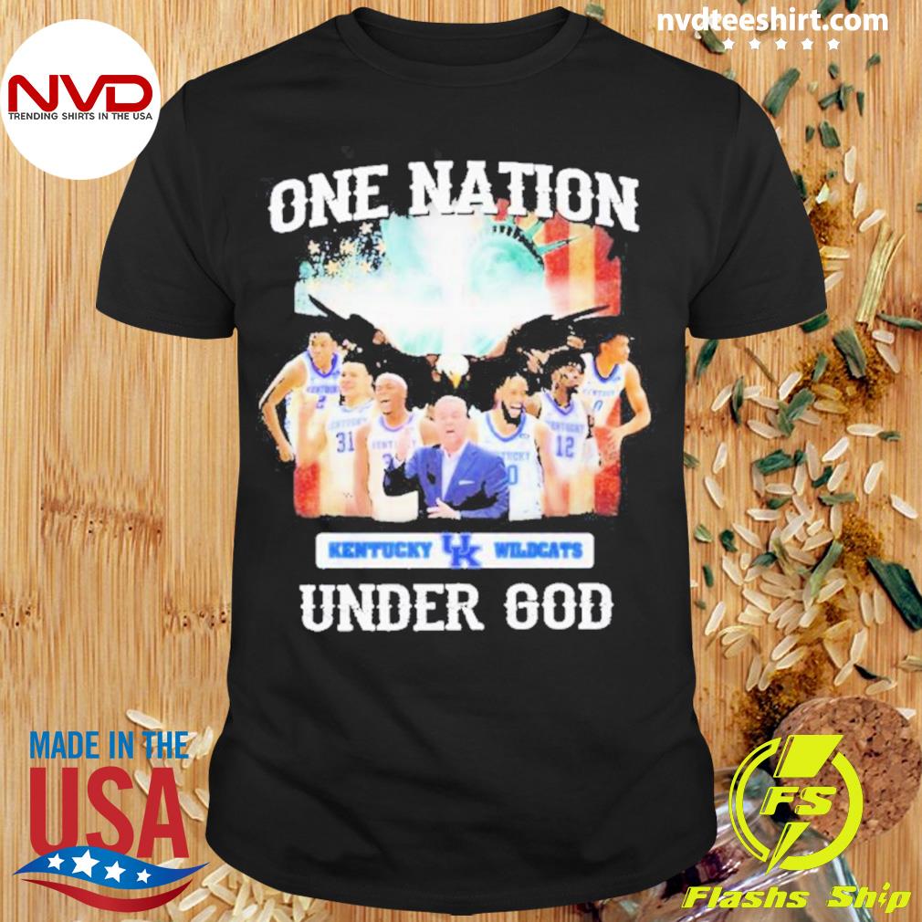One Nation Kentucky UK Wildcats Under God Shirt
