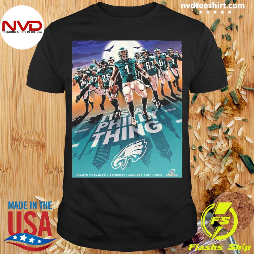 Philadelphia Eagles Vs Giants Saturday January 21st 2023 Poster Shirt