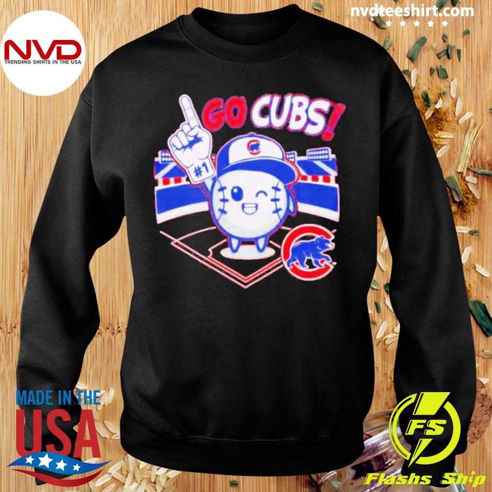 Toddler Red Chicago Cubs Ball Boy T-Shirt Size: 2T