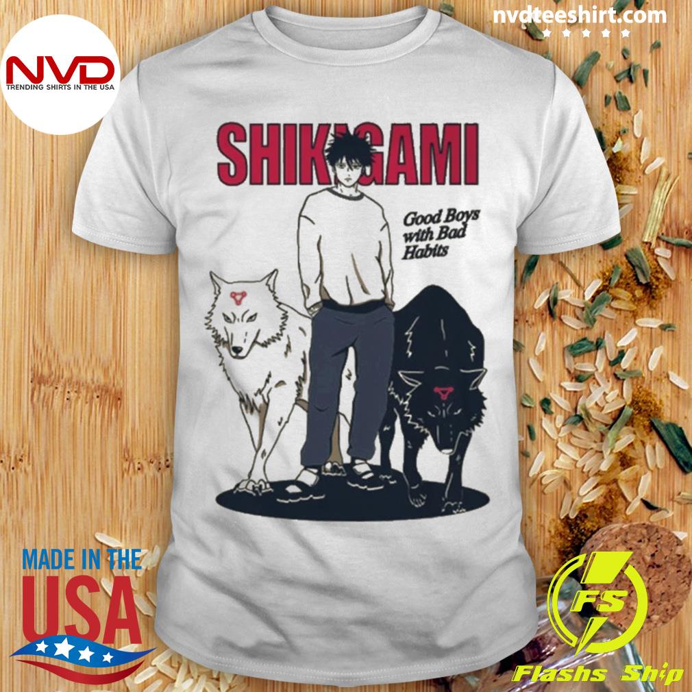 Shikigami Megumi Jujutsu Kaisen Fan Gift Shirt