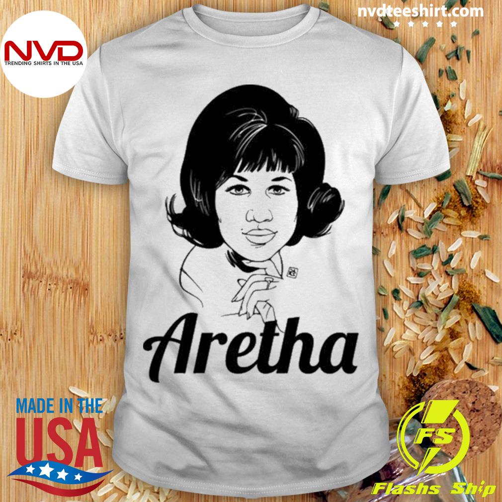 Singer Aretha Franklin Art Shirt