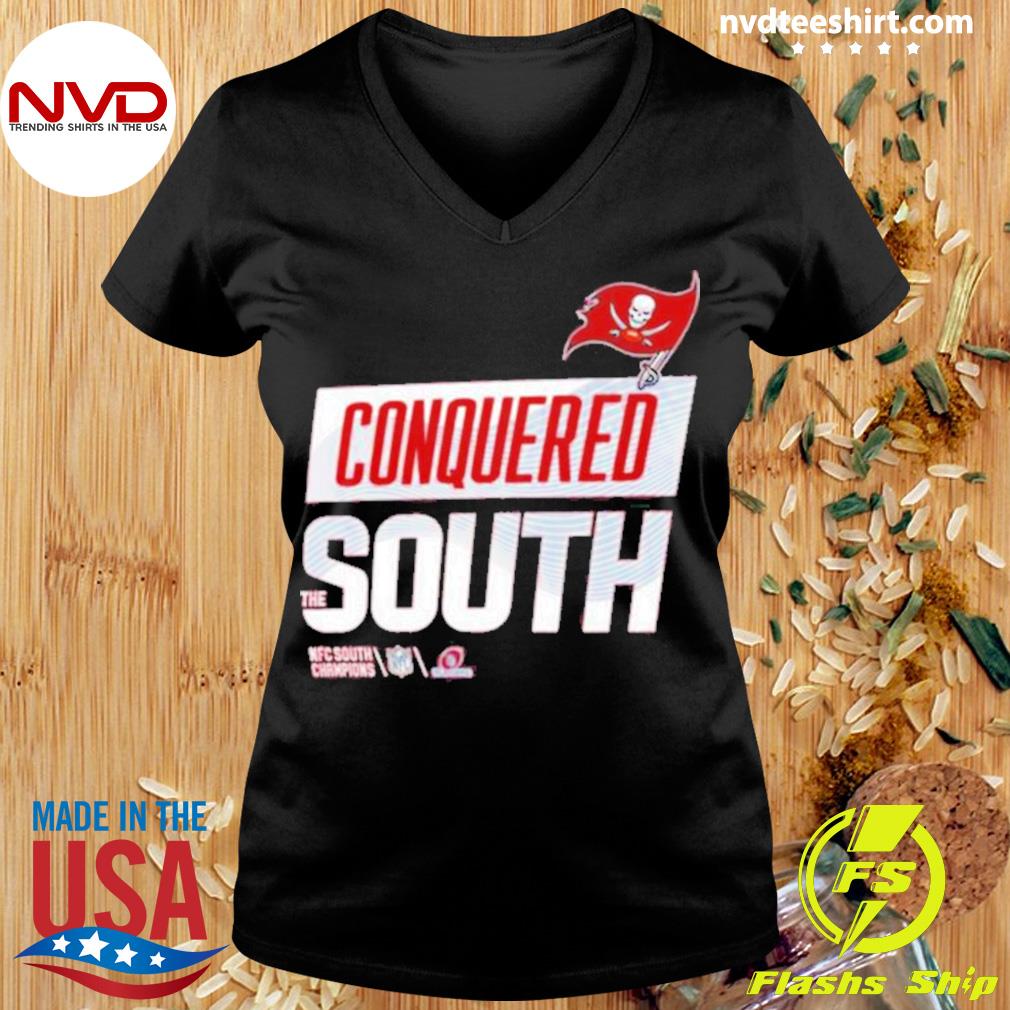 Conquered The South Nfc South Champions Tampa Bay Buccaneers T-Shirt -  TeeHex