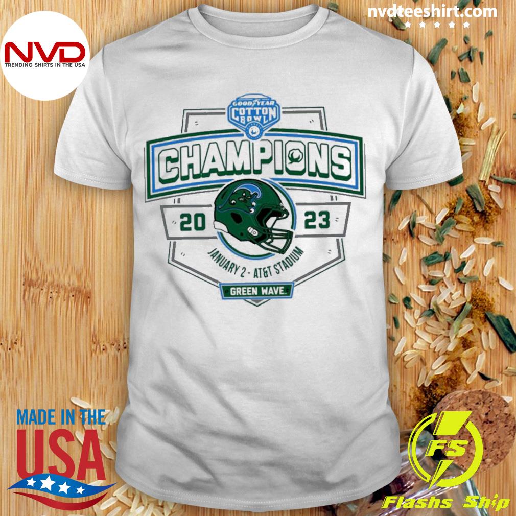 Tulane Green Wave 2023 Goodyear Cotton Bowl Shirt - Barstool Sports Store