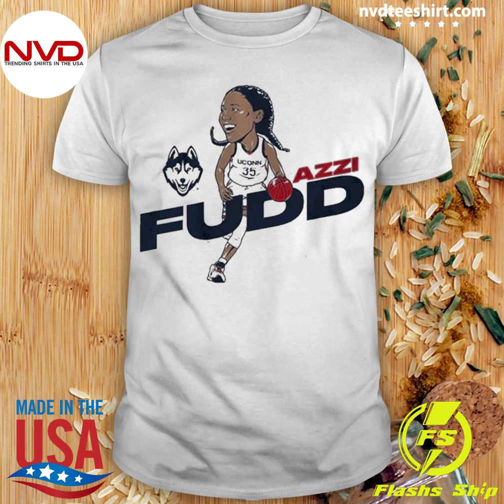 Uconn Basketball Azzi Fudd Caricature Shirt