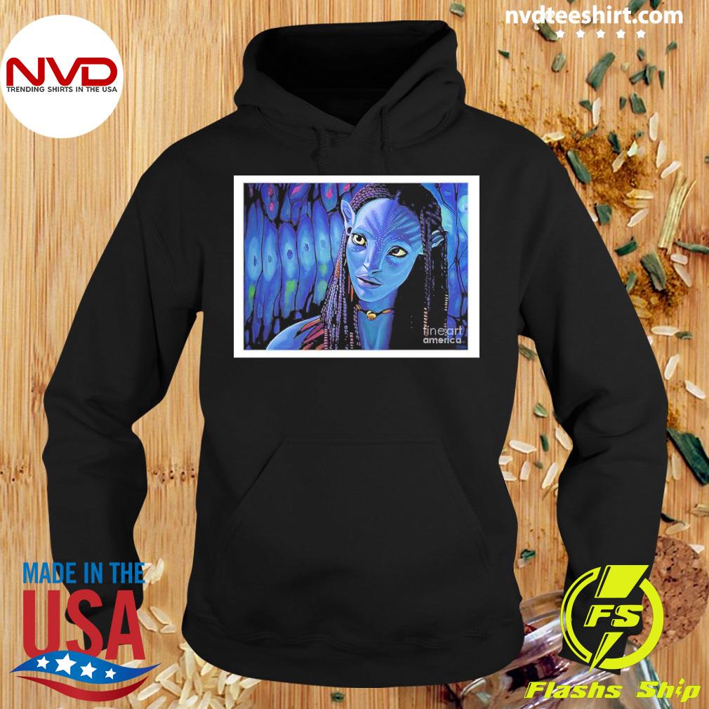 Zoe Saldana As Neytiri In Avatar Onesie By Paul Meijering Fine Art America Shirt Hoodie