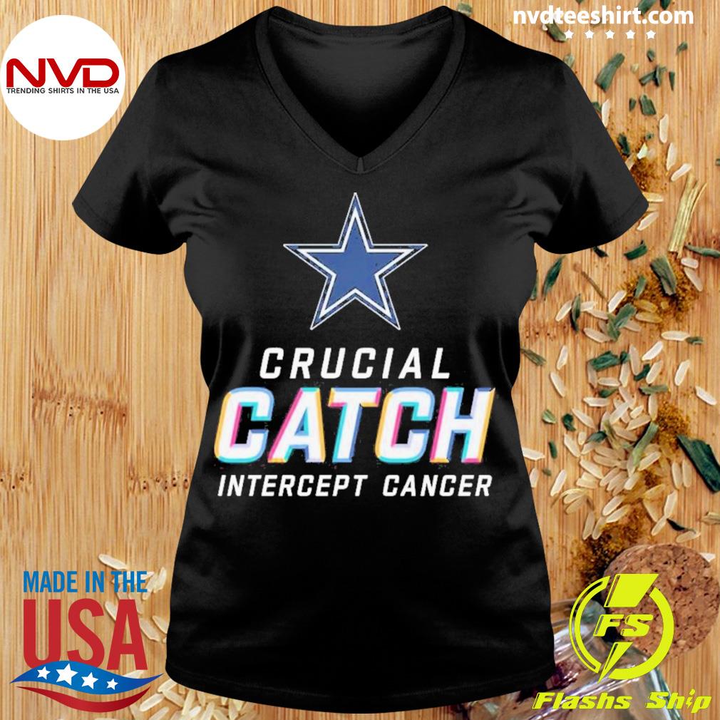 2023 Dallas Cowboys Crucial Catch Intercept Cancer shirt - Peanutstee