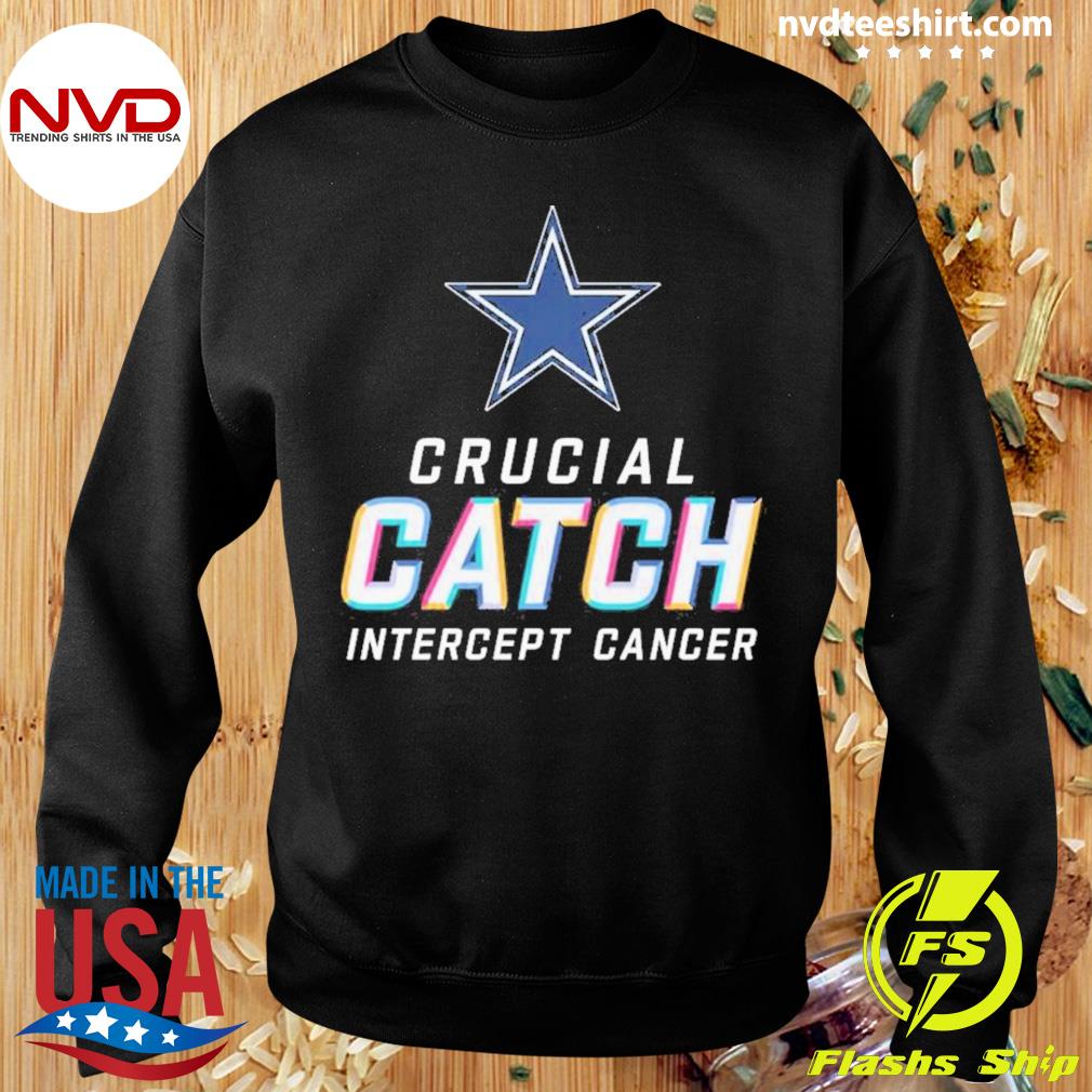 2023 Dallas Cowboys Crucial Catch Intercept Cancer shirt, hoodie, sweater,  long sleeve and tank top