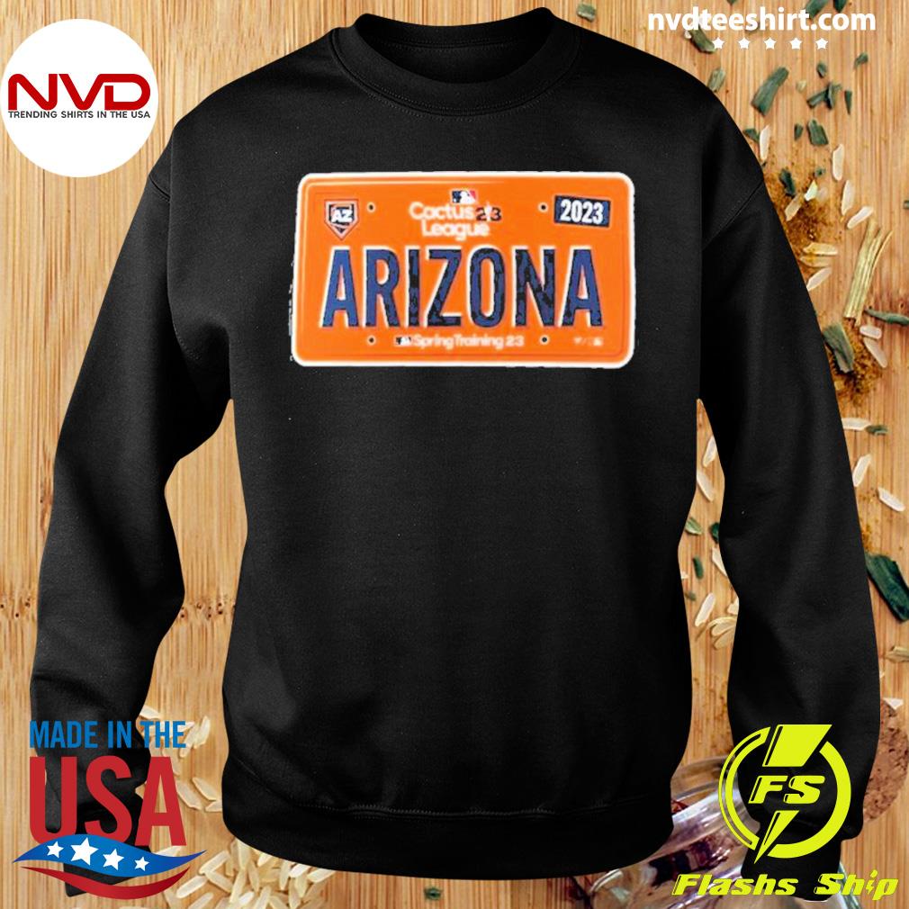 2023 MLB Spring Training Arizona License Plate shirt, hoodie, sweater, long  sleeve and tank top