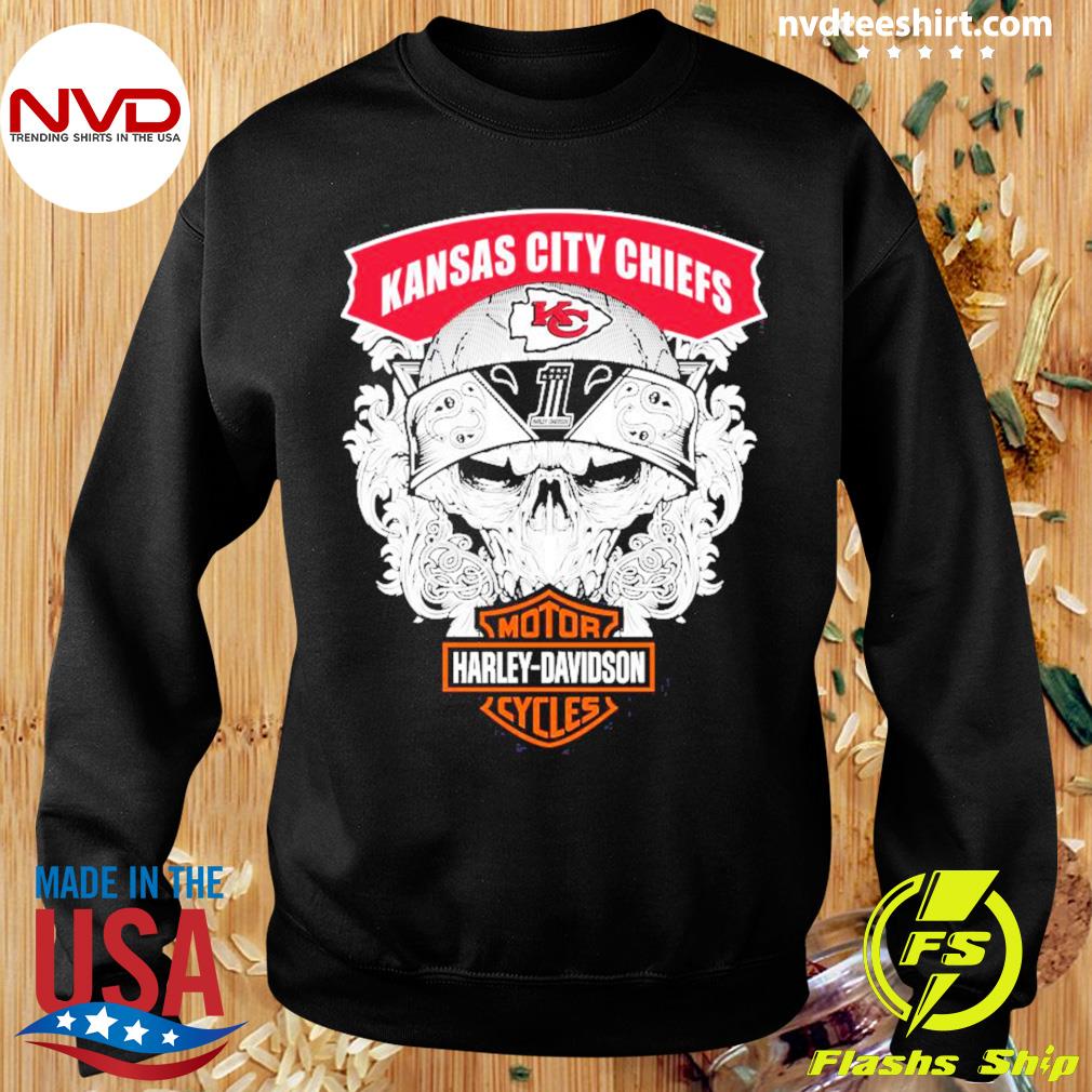 Harley Davidson Kansas City Chiefs shirt, hoodie, sweater, long sleeve and  tank top