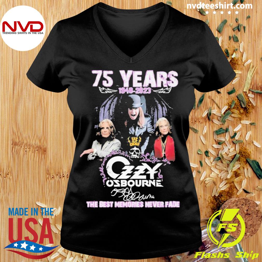 75 Years 1948-2023 Ozzy Osbourne The Best Memories Never Fade 
