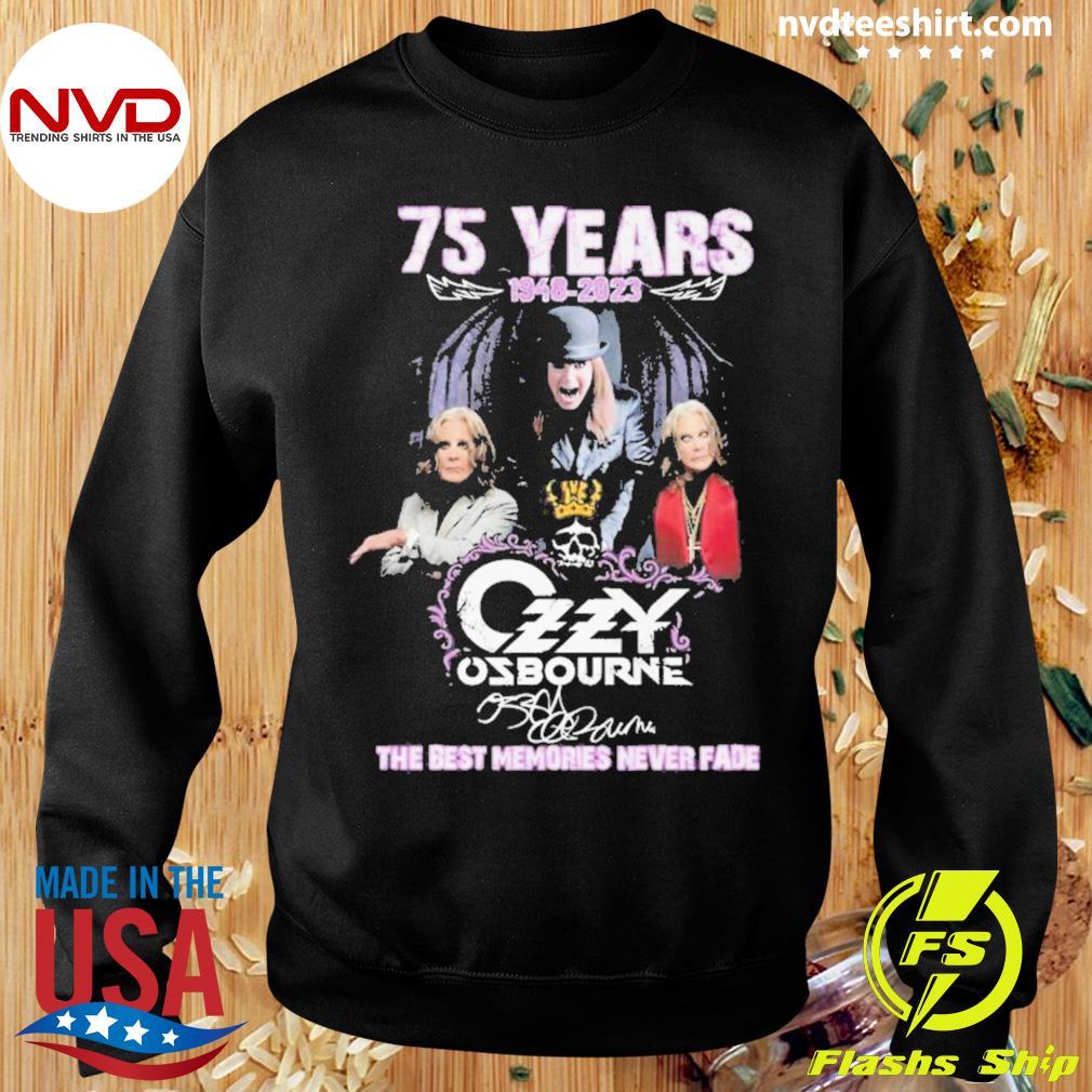 75 Years 1948-2023 Ozzy Osbourne The Best Memories Never