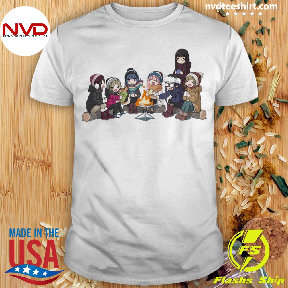 All Character Gathering Yuru Camp Shirt