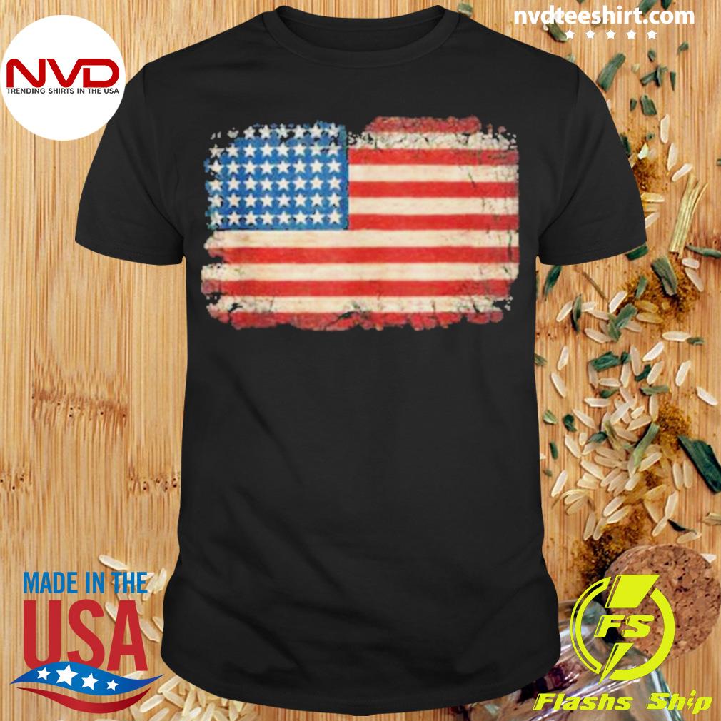 American Flag USA Patriotic US Stars & Stripes Shirt