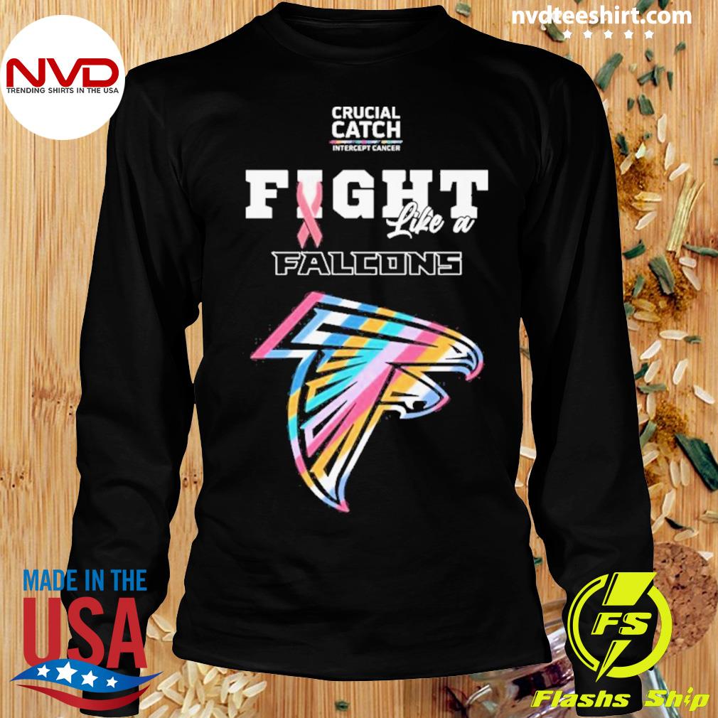 Official crucial Catch Intercept Cancer Atlanta Falcons 2023 shirt