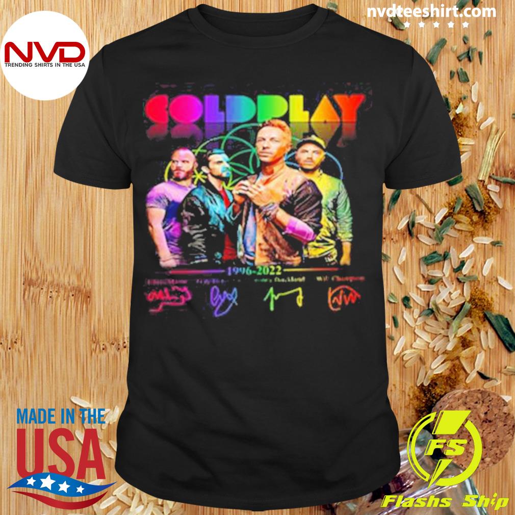 Coldplay Rock Band Shirt