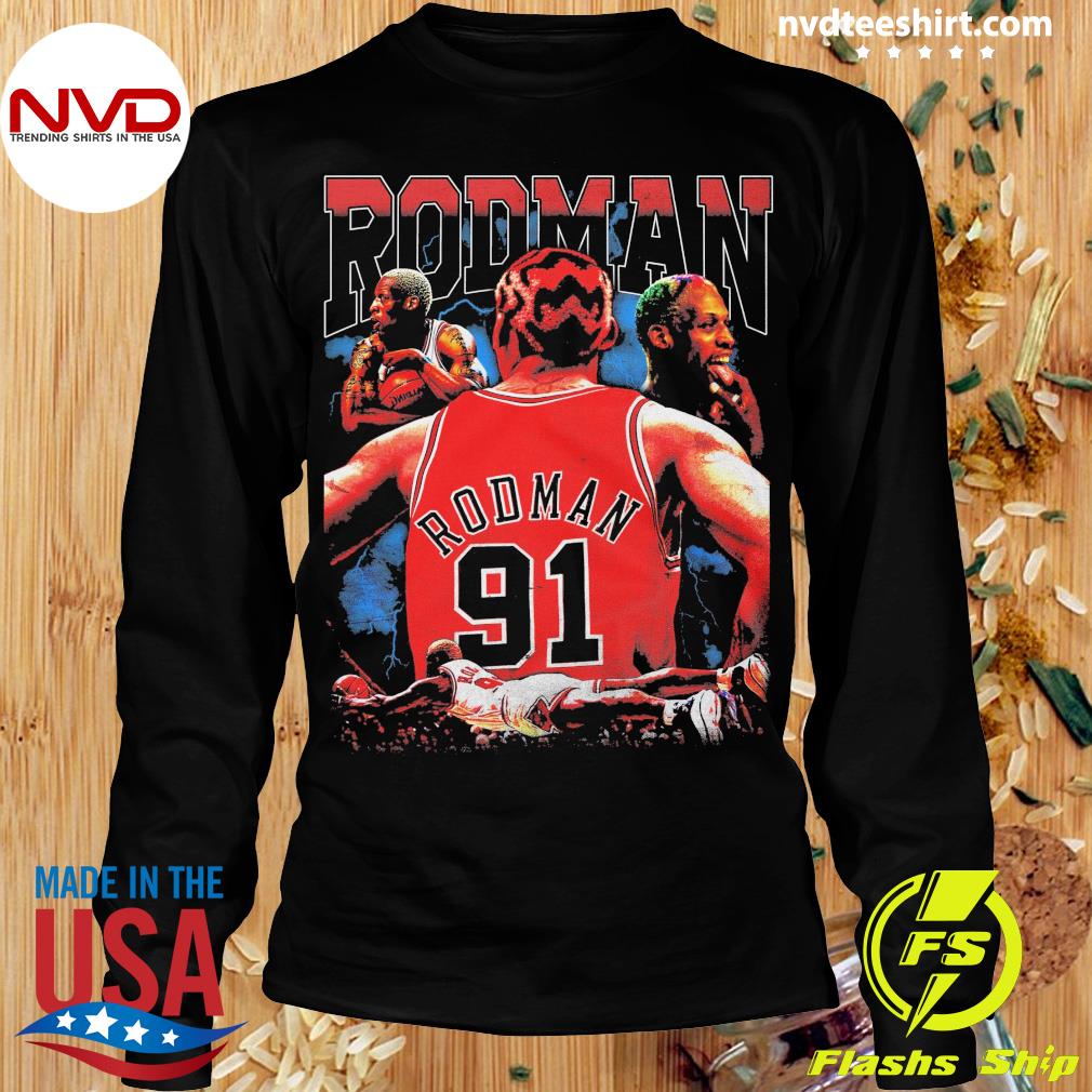 kursiv Koge fysisk Dennis Rodman Vintage Style Sports Shirt - NVDTeeshirt