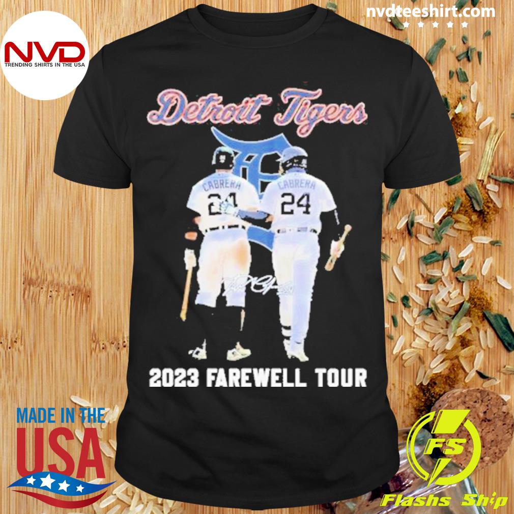 Detroit Tigers 2023 Farewell tour Signature Shirt, hoodie