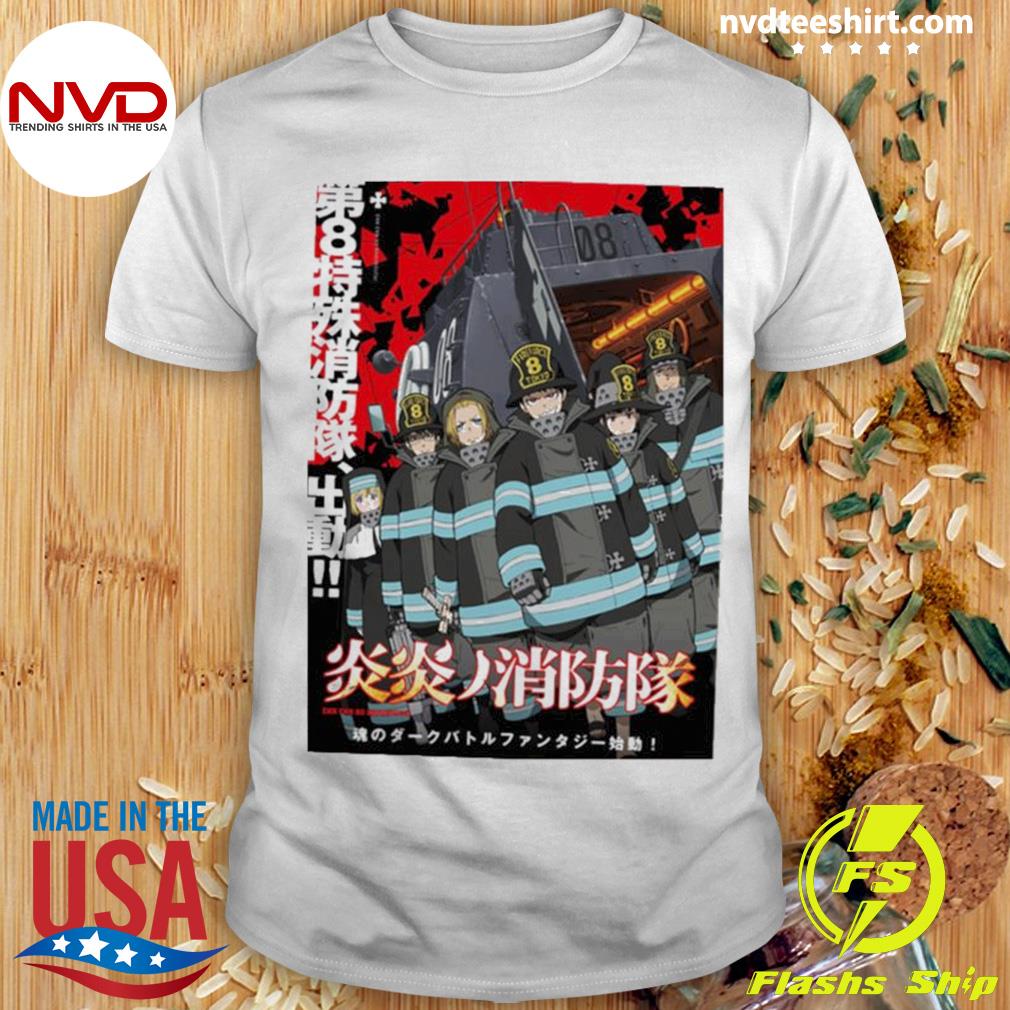 Fire Force Kanji Graphic Shirt