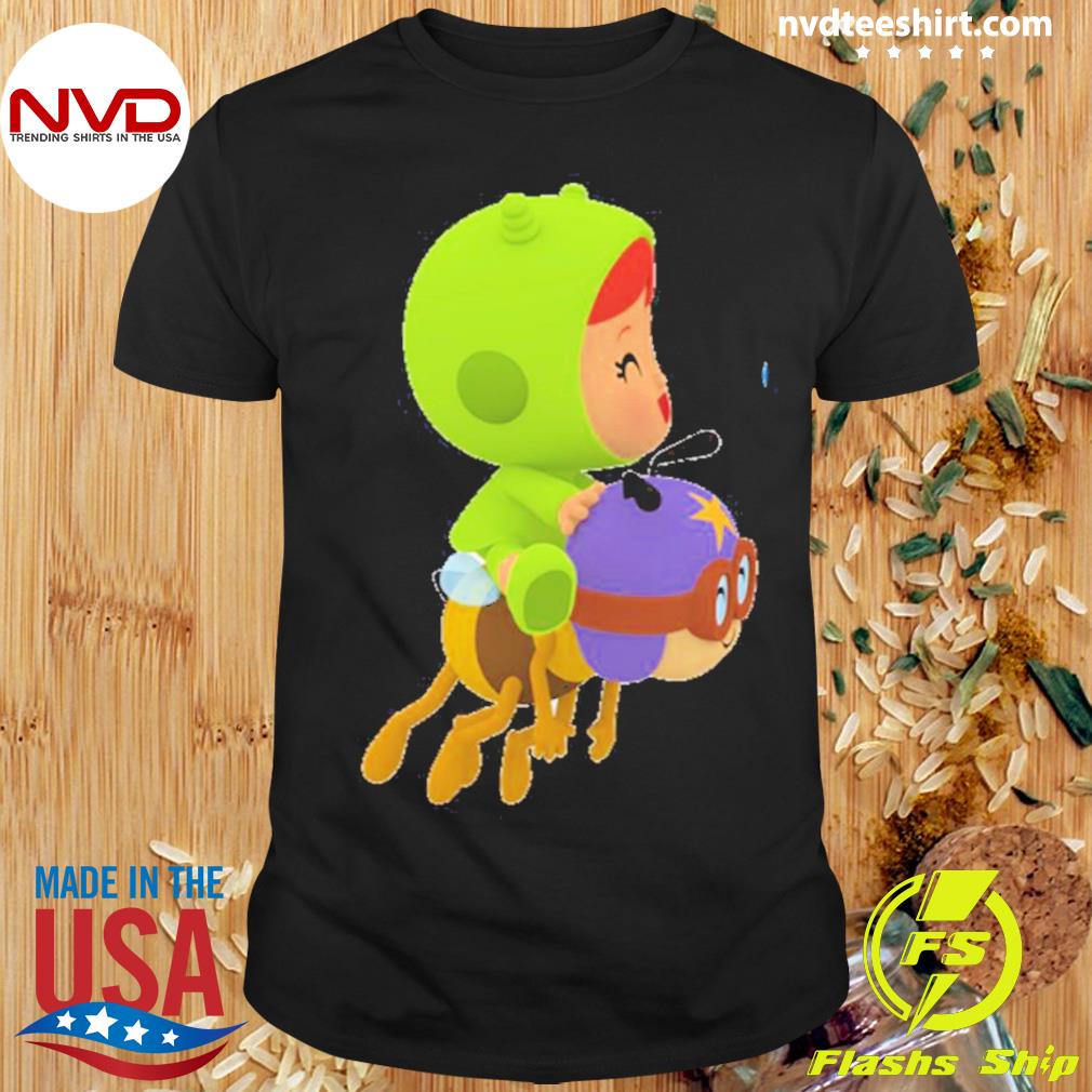Flying With The Bee Pocoyo And Friends Shirt