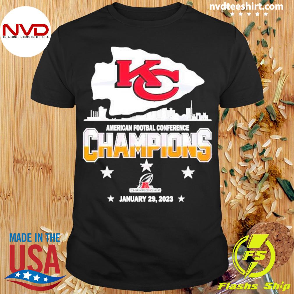 Kansas City Chiefs American Football Conference Champions 2023 Shirt
