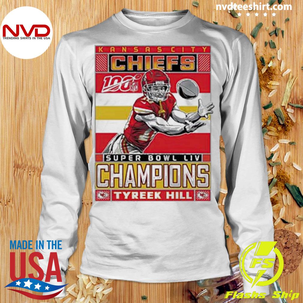 Tyreek Hill Kansas City Chiefs Super Bowl LIV Champions