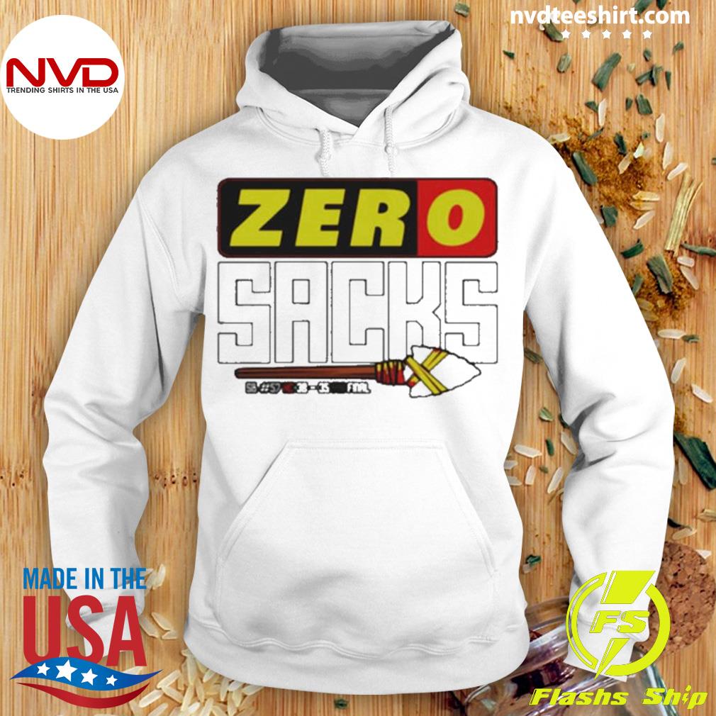 Zero sacks allowed by the KC Chiefs' O-Line in the Super Bowl shirt, hoodie,  sweater, long sleeve and tank top