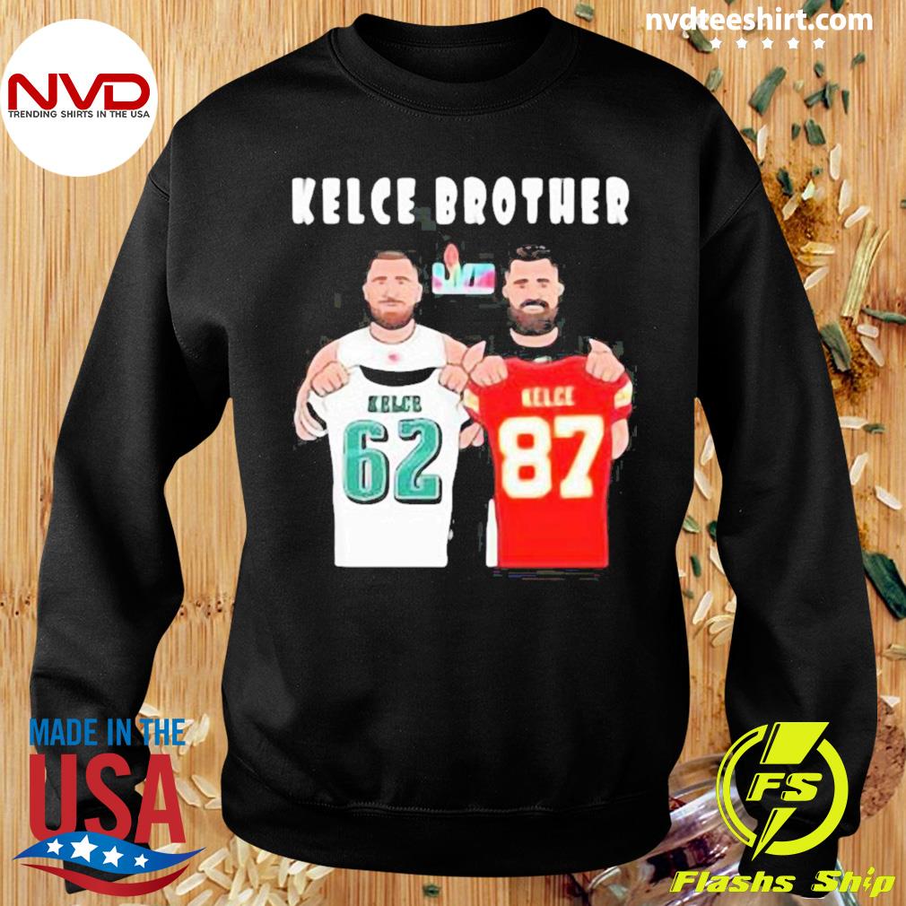 Kansas City Chiefs Vs Philadelphia Eagles Super Bowl Lvii Matchup The Kelce  Bowl T-shirt - Bluecat