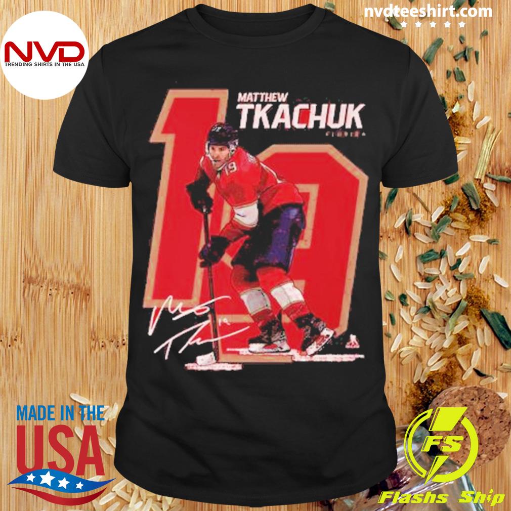 Matthew Tkachuk Florida Offset Signature Shirt