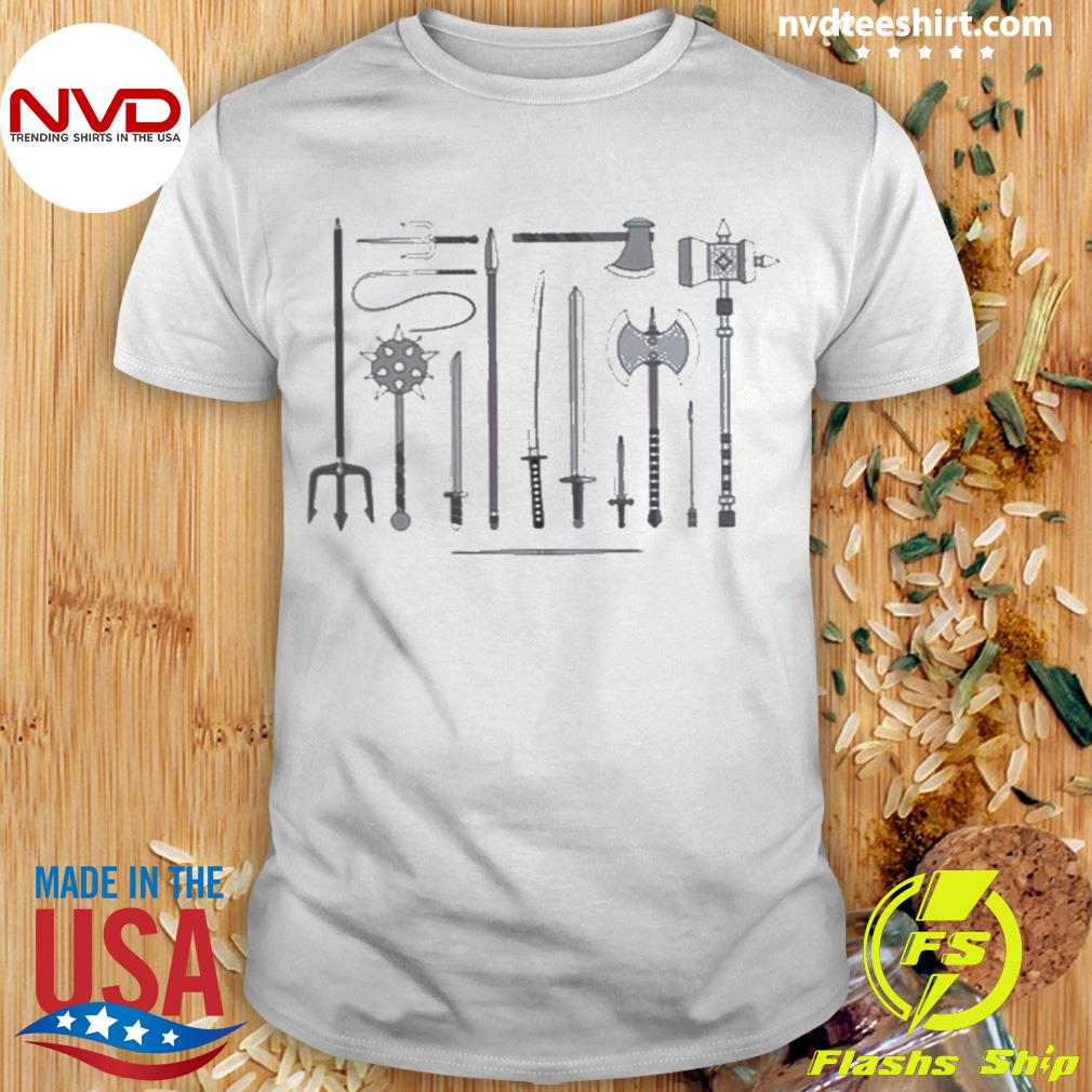 Medieval Weapons Design Shirt