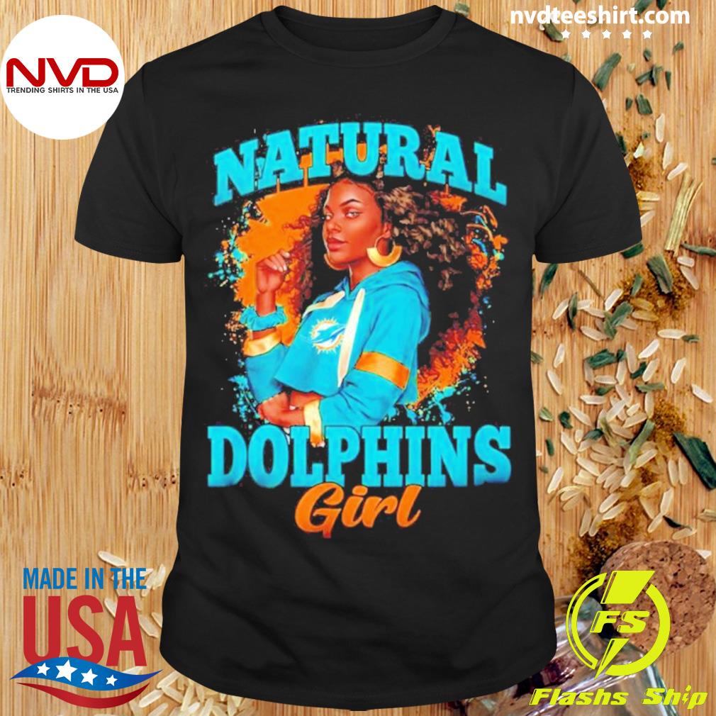 Miami Dolphins Natural Dolphins Girls Shirt