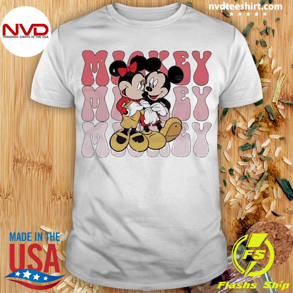 Mickey And Minnie Valentine’s Day Disney Couple Shirt