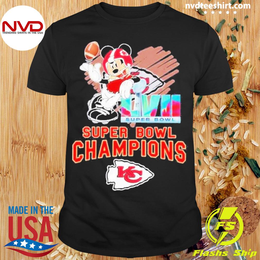 Mickey Kc Super Bowl Lvi Champions Shirt