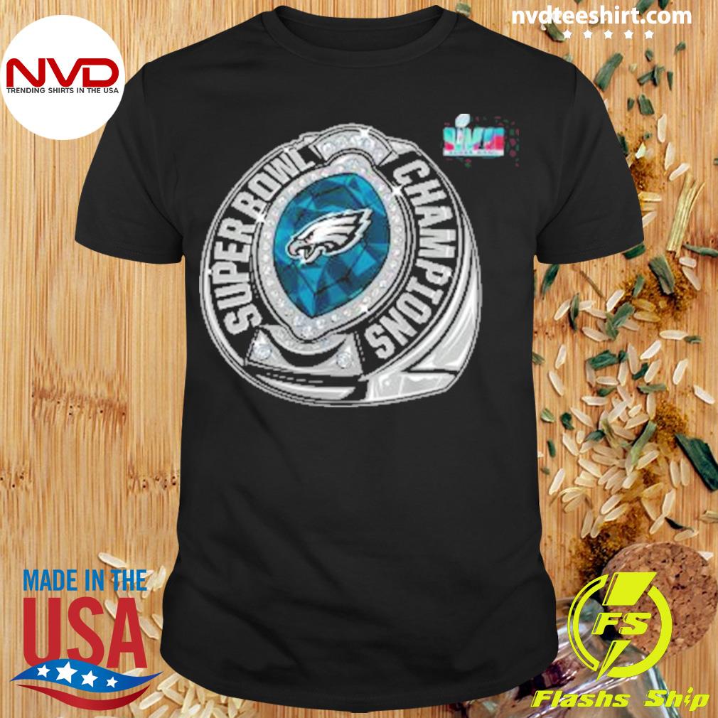 Philadelphia Eagles Super Bowl LVII Champions Ring Bounce T-Shirt, hoodie,  sweater and long sleeve