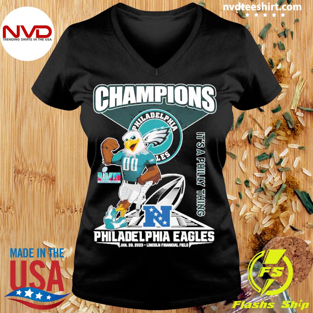 Nfl Philadelphia Eagles Nfc Champions Lvii Super Bowl 2023 It's A Philly  Thing T-Shirt