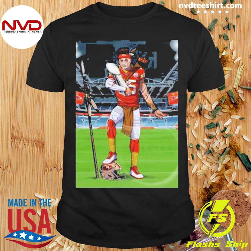 Patrick Mahomes Kansas City Chiefs Fanatics Branded Super Bowl Lvii  Champions Player T-shirt - Shibtee Clothing