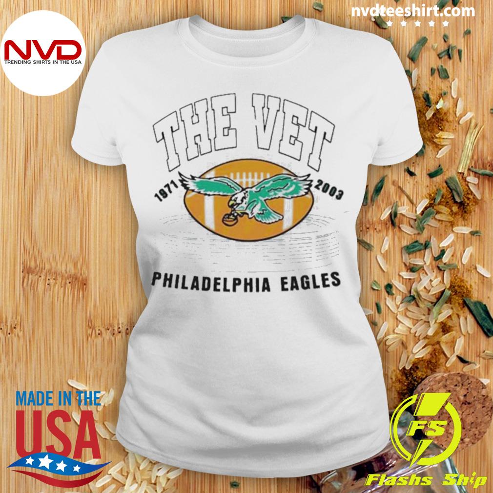 Philadelphia Eagles Stadium The Vet Philadelphia Eagles Shirt Ladies Tee