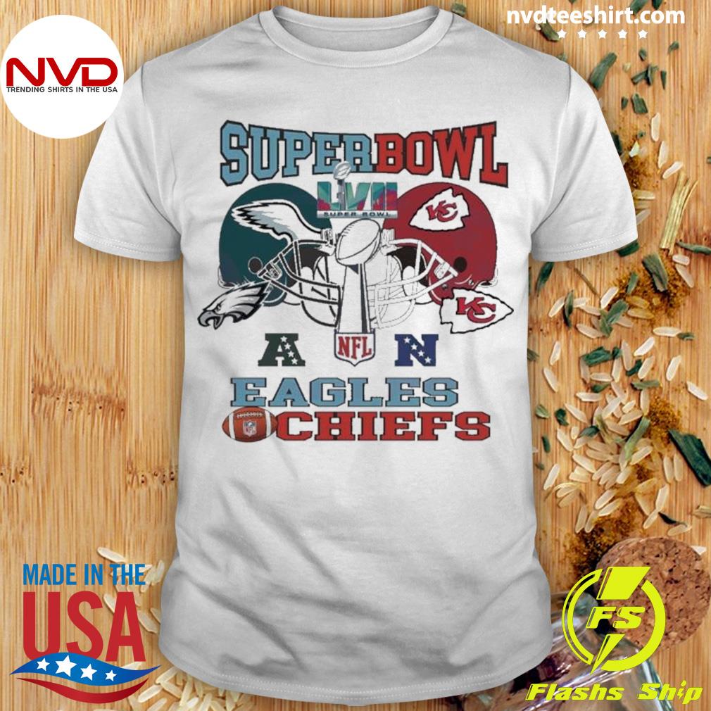 Super Bowl 2023 LVII Eagles VS Chiefs State Farm Stadium Shirt