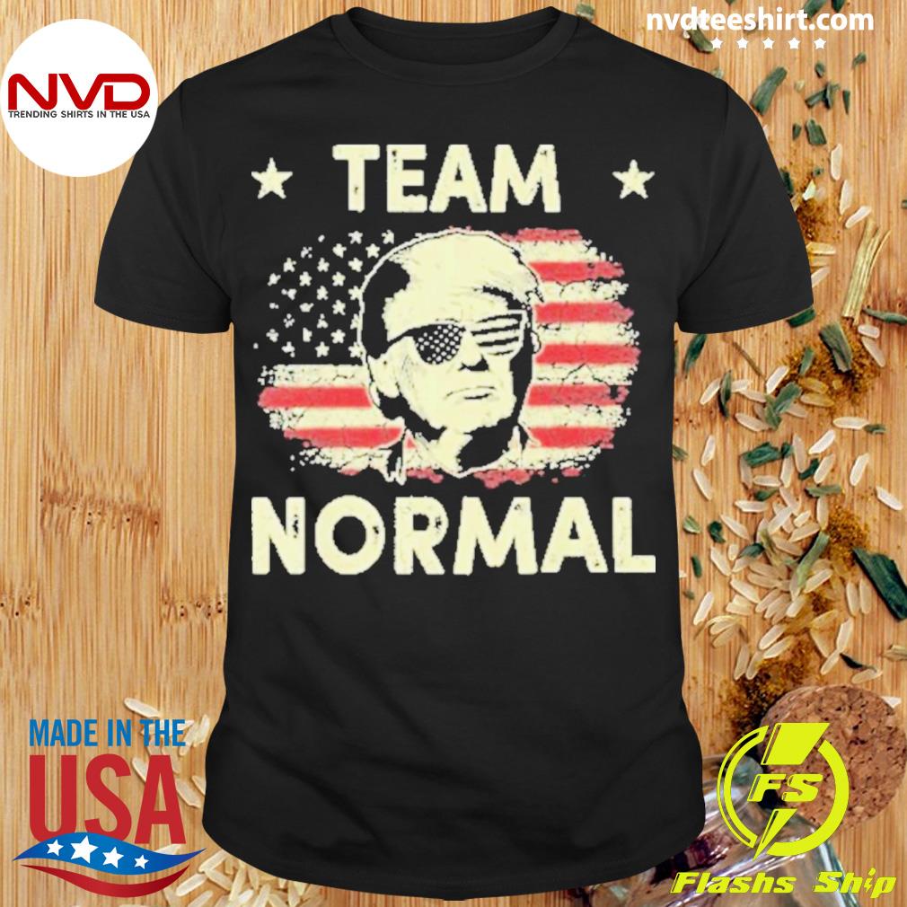 Team Normal Donald Trump Us Flag Shirt