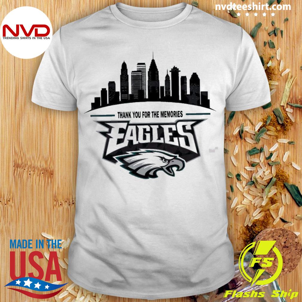 Thank you for the memories philadelphia eagles football shirt