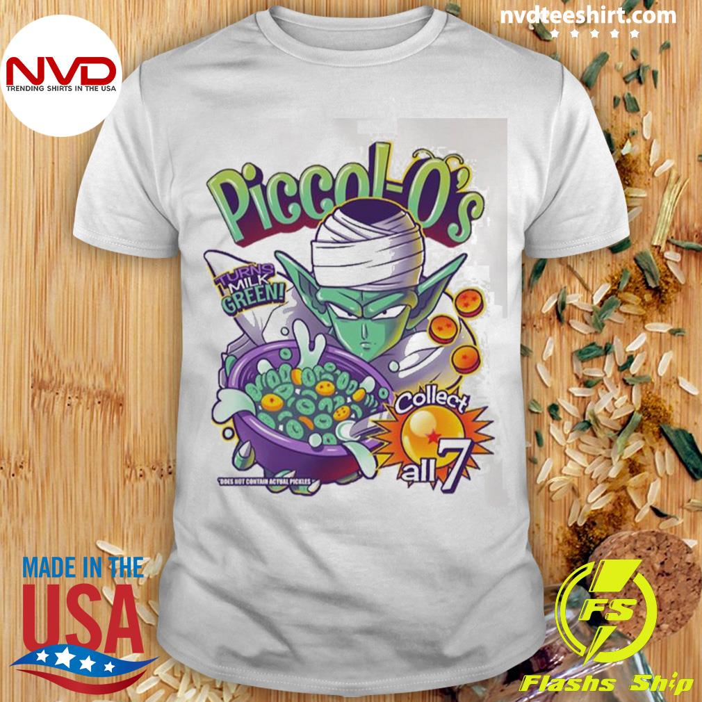 Turns Milk Green Piccolo’s Cheerios Shirt