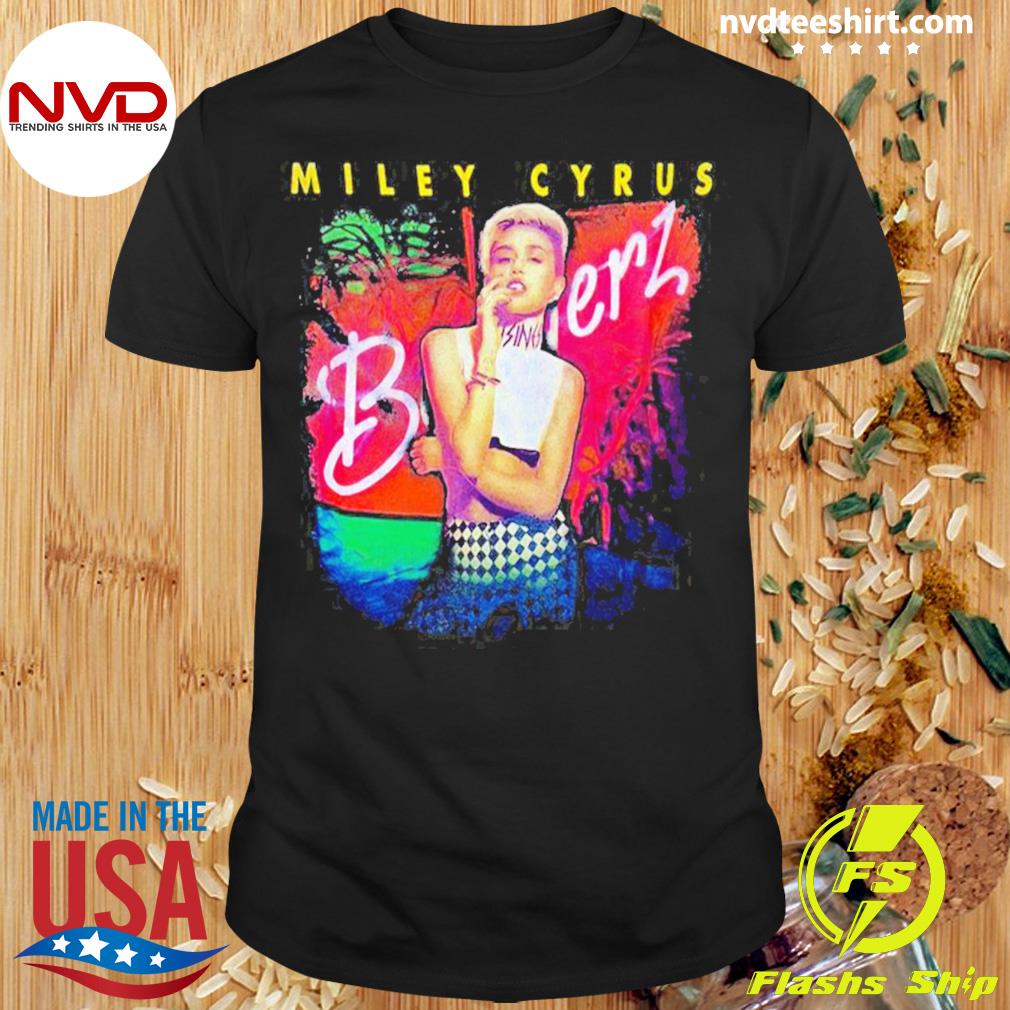 Vintage Beautiful Singer Miley Cyrus Shirt