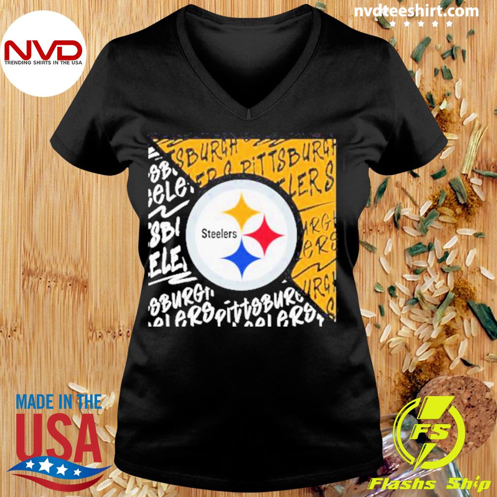 Youth Pittsburgh Steelers Black Divide 2023 Shirt - Yeswefollow