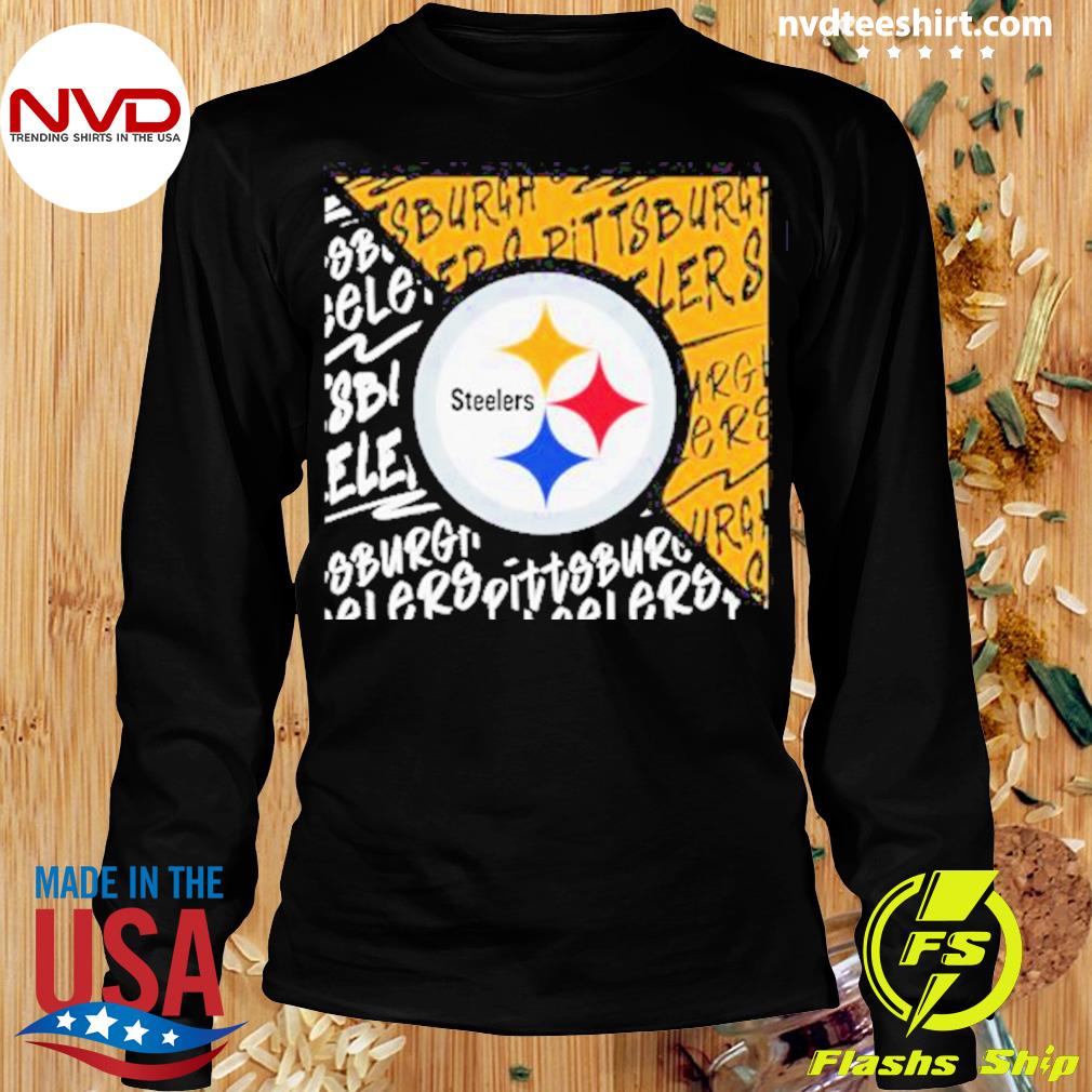 Youth Pittsburgh Steelers Black Divide 2023 Shirt - Yeswefollow